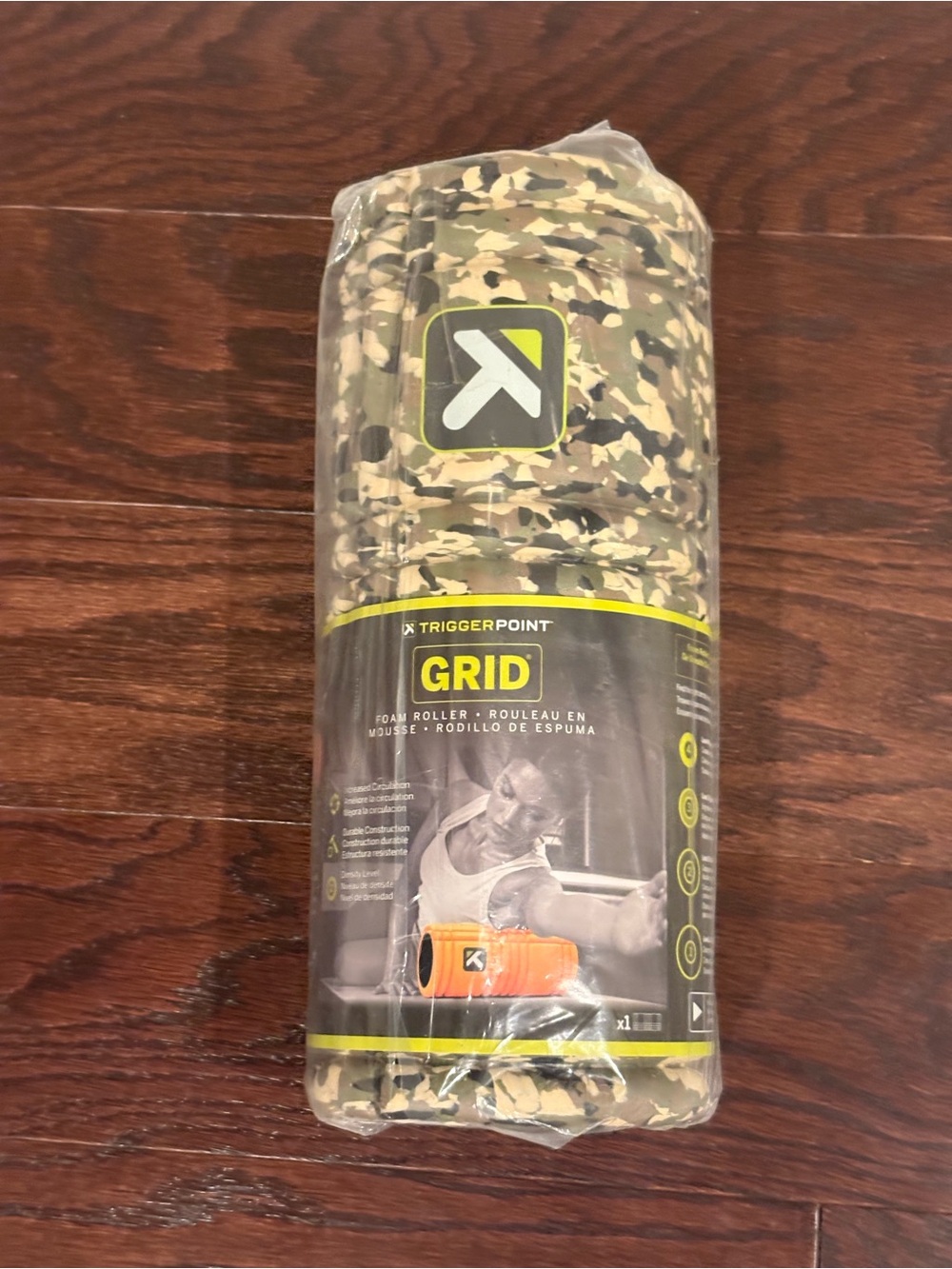 TriggerPoint Grid Foam Roller Green Camo 13 Inch NEW SEALED Foam Massage Tool